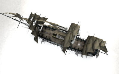 3d model u s constitution ship - U.S.S. CONSTITUTION... by Monkey Wrench